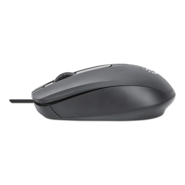 Manhattan Mouse USB óptico con cable - Comfort II - Imagen 4