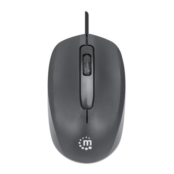 Manhattan Mouse USB óptico con cable - Comfort II - Imagen 3