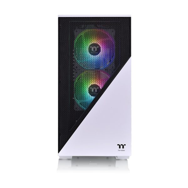 Thermaltake Divider 170 TG Micro Tower Negro, Blanco - Imagen 3