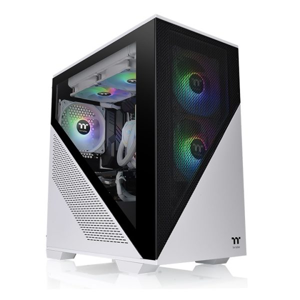 Thermaltake Divider 170 TG Micro Tower Negro, Blanco