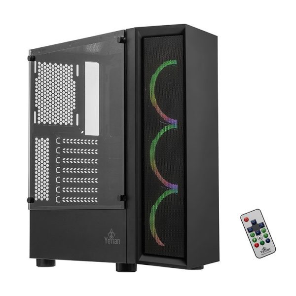 Yeyian YCH-ATAB-01BK gabinete de computadora Midi Tower Negro - Imagen 2