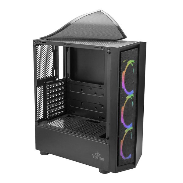 Yeyian YCH-ATAB-01BK gabinete de computadora Midi Tower Negro - Imagen 4