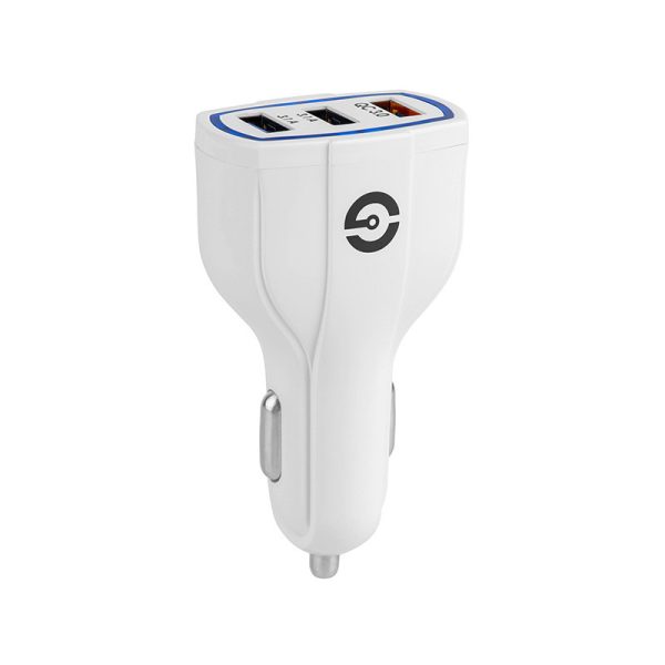Getttech GCC-30FC-01 cargador de dispositivo móvil Universal Blanco USB Auto - Imagen 2