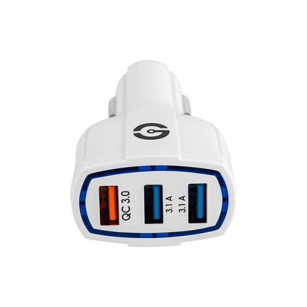 Getttech GCC-30FC-01 cargador de dispositivo móvil Universal Blanco USB Auto - Imagen 4