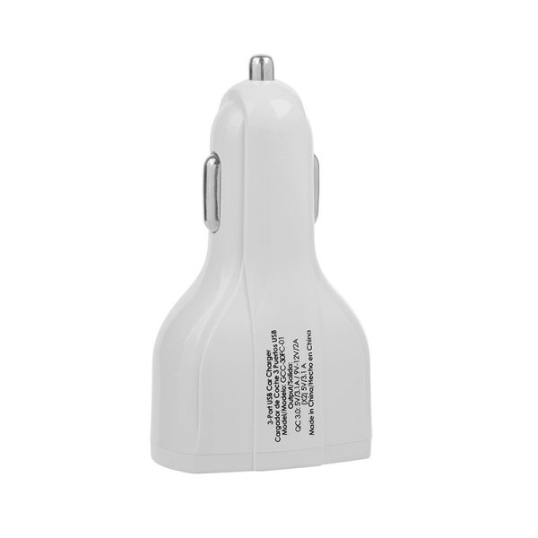 Getttech GCC-30FC-01 cargador de dispositivo móvil Universal Blanco USB Auto - Imagen 3