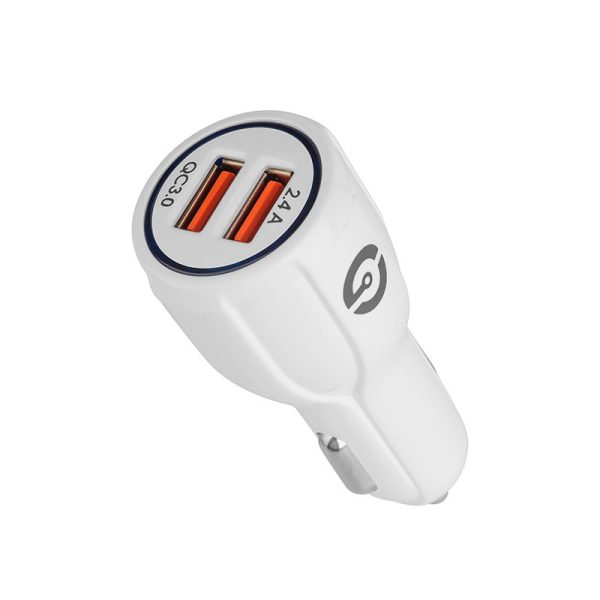 Getttech GCC-2U22-01 cargador de dispositivo móvil Universal Blanco USB Auto - Imagen 2
