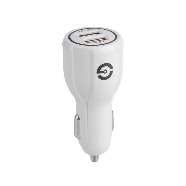 Getttech GCC-2U22-01 cargador de dispositivo móvil Universal Blanco USB Auto - Imagen 3