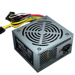 Quaroni QPSU-02 unidad de fuente de alimentación 600 W 20+4 pin ATX ATX Negro
