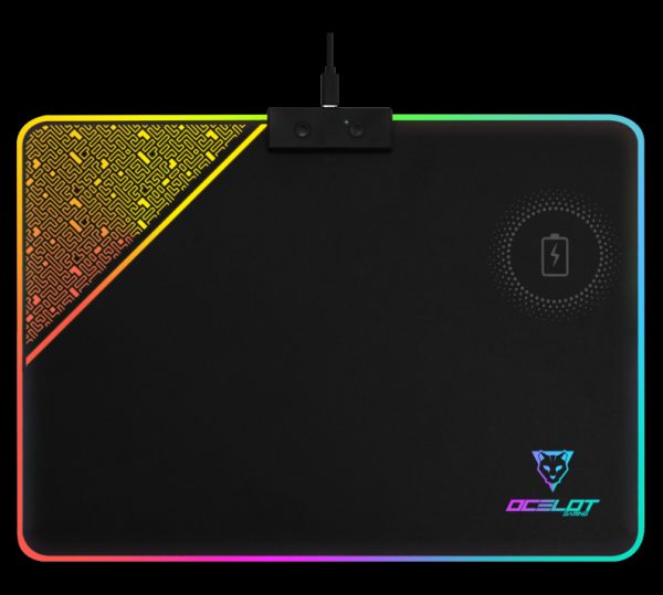 Ocelot Gaming OMPR01 alfombrilla para ratón Cojín de ratón para Juegos Negro - Imagen 2