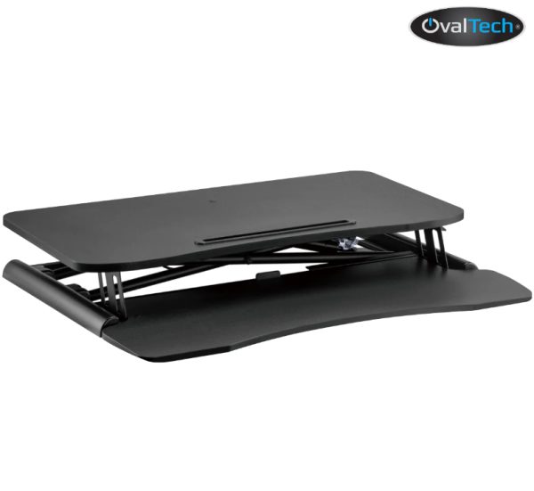 Ovaltech OVDESK-800MM escritorio para computadora Negro - Imagen 3