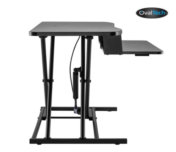 Ovaltech OVDESK-950MM escritorio para computadora Negro - Imagen 4