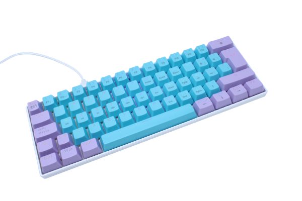 Ocelot Gaming CANDY BLUE 60-OC teclado Juego USB Azul, Blanco - Imagen 2