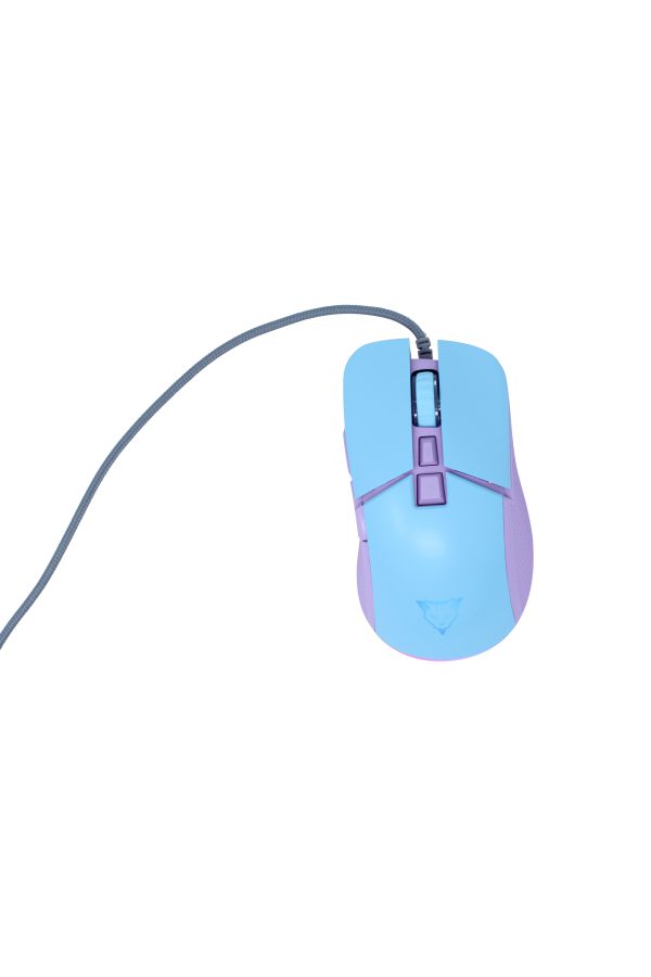 Ocelot Gaming OCM CANDY BLUE ratón Juego Diestro USB tipo A Óptico 7200 DPI