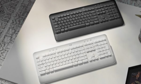 Logitech 920-010964 teclado Oficina RF Wireless + Bluetooth QWERTY Inglés Blanco - Imagen 3