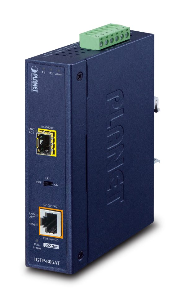 PLANET IGTP-805AT convertidor de red 2000 Mbit/s 1310 nm Azul - Imagen 2