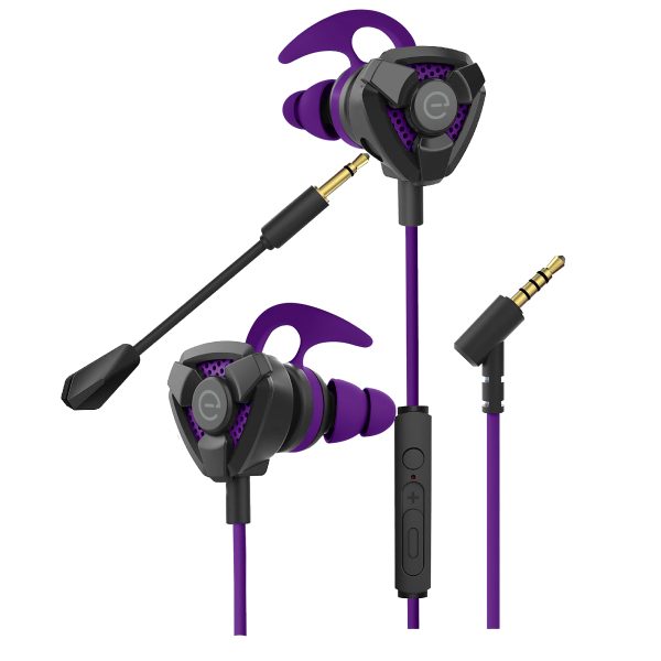 Easy Line STORM EL-995715 Audífonos True Wireless Stereo (TWS) Intra auditivo Llamadas/Música Bluetooth Negro, Púrpura - Imagen 3