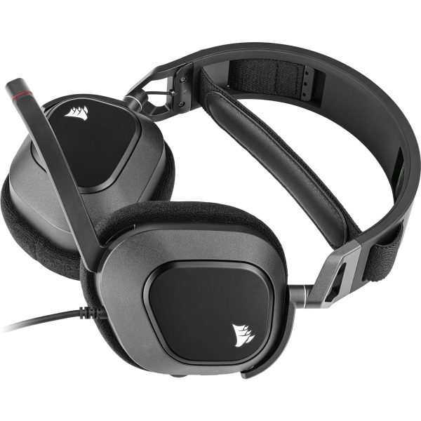 Corsair HS80 Audífonos Alámbrico Diadema Juego USB tipo A Negro - Imagen 4