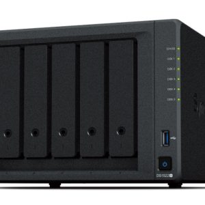 Synology DiskStation DS1522+ servidor NAS o de almacenamiento Tower AMD Embedded R-Series SoC R1600 8 GB DDR4 0 TB DiskStation Manager Negro