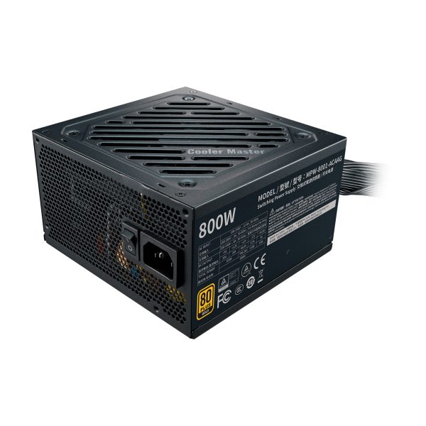 Cooler Master G800 Gold unidad de fuente de alimentación 800 W 24-pines ATX ATX Negro - Imagen 2