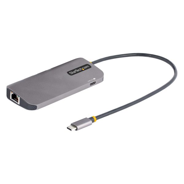 StarTech.com Adaptador Multipuertos USB C, de Video HDMI de 4K y 60Hz, Hub USB-A 3.2 de 3 Puertos de 5Gbps, Entrega de Alimentación PD de 100W, GbE, Docking Station de Viajes - Imagen 2