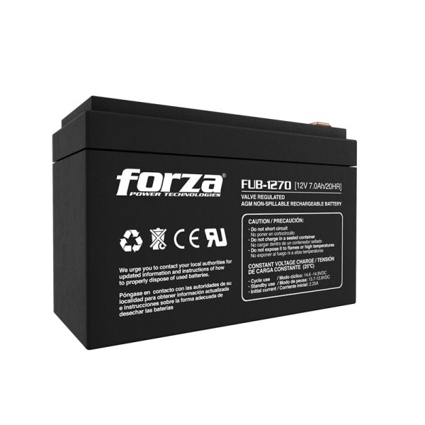 Forza FUB-1270 batería para sistema UPS Sealed Lead Acid (VRLA) 12 V 7 Ah - Imagen 4