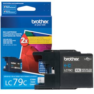 Brother LC79C cartucho de tinta 1 pieza(s) Original Extra (Súper) alto rendimiento Cian