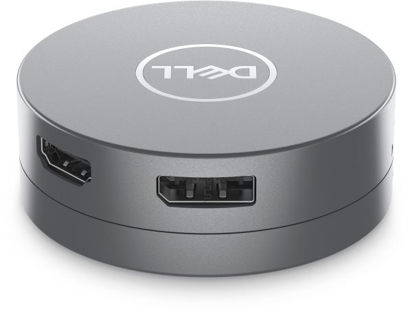 DELL DA305 Alámbrico USB 3.2 Gen 2 (3.1 Gen 2) Type-C Plata - Imagen 2