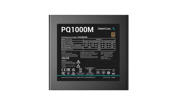 DeepCool PQ1000M unidad de fuente de alimentación 1000 W 20+4 pin ATX ATX Negro - Imagen 2