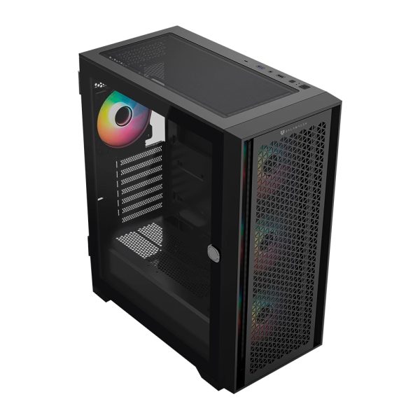 Balam Rush Carbono Twin Mate 7000 Midi Tower Negro - Imagen 3