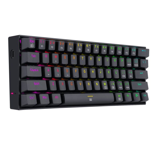 REDRAGON K630RGB RED DRAGONBORN, Teclado mecanico 60% switches Red - Imagen 4