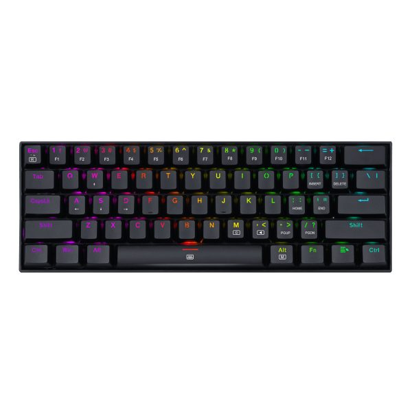 REDRAGON K630RGB RED DRAGONBORN, Teclado mecanico 60% switches Red - Imagen 2