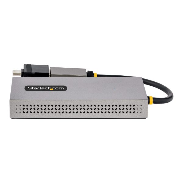 StarTech.com Adaptador de USB a HDMI Doble, USB A/C a 2 Pantallas HDMI (1x 4K30Hz, 1x 1080p), Dongle Integrado USB-A a C, Cable de 11cm, Adaptador USB 3.0 a HDMI, Windows y macOS - Imagen 4