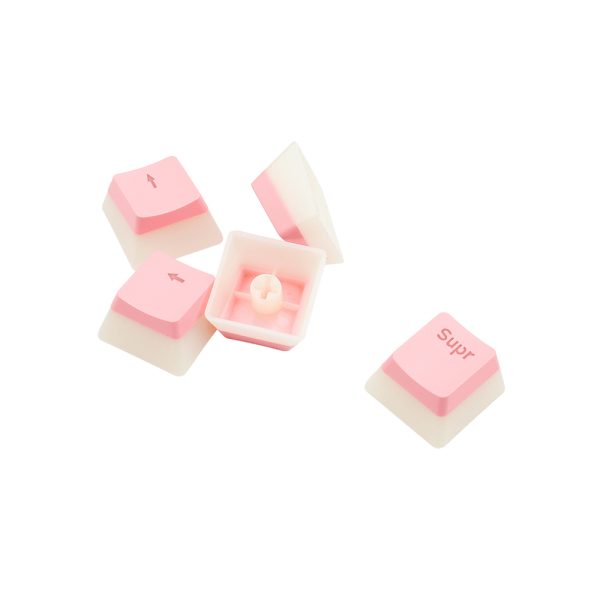 REDRAGON A130P-SP SCARAB PINK, Keycaps de PBT tipo Pudding color Rosa - Imagen 2