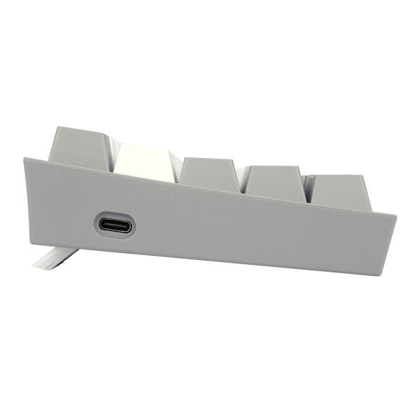 REDRAGON K616-RGB WG FIZZ PRO WHITE/GREY, Teclado mecanico 60%, multi-conexión - Imagen 3