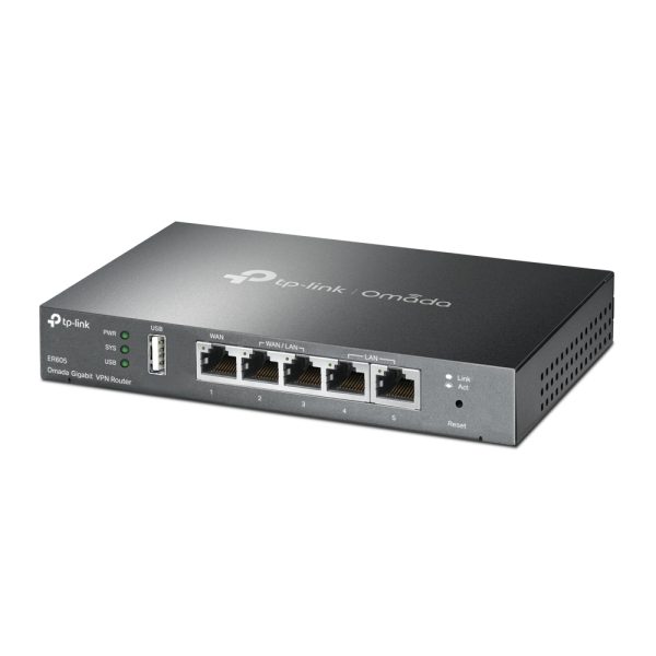 TP-Link Omada ER605 enrutador Gigabit Ethernet Negro - Imagen 2