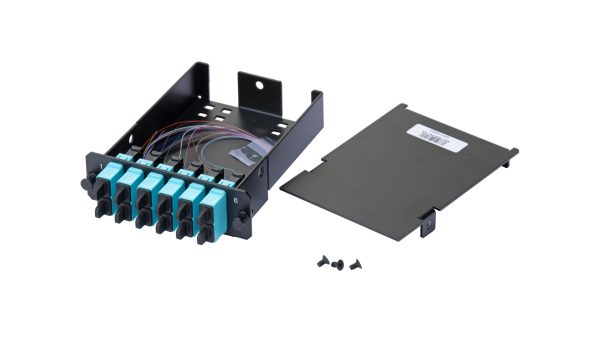 Panduit FCSZO-12-03P adaptador de fibra óptica SC 1 pieza(s) Negro, Azul