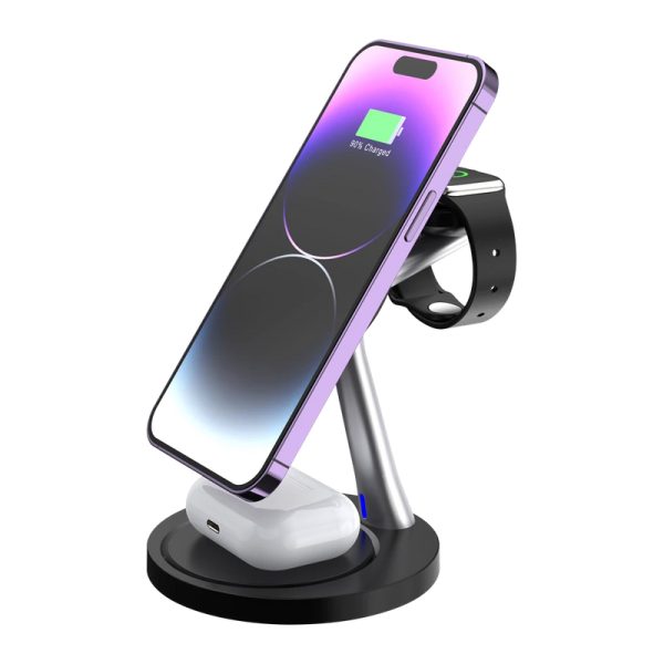 Acteck Energon S-Mate CI740 Audífonos, Smartphone, Reloj inteligente Negro USB Cargador inalámbrico Interior - Imagen 2