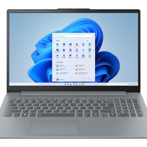 Lenovo IdeaPad Slim 3 AMD Ryzen™ 5 7430U Computadora portátil 39.6 cm (15.6") Pantalla táctil Full HD 8 GB DDR4-SDRAM 512 GB SSD Wi-Fi 6 (802.11ax) Windows 11 Home Español Gris