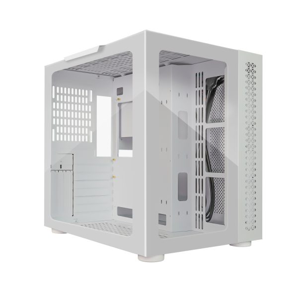Game Factor CSG700 gabinete de computadora Midi Tower Blanco