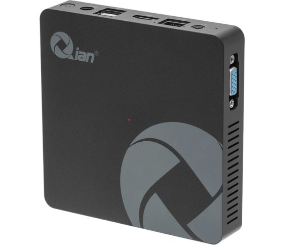 Qian QII-07C46-MK PC/estaciòn de trabajo Intel® Celeron® N N3350 4 GB LPDDR3-SDRAM 64 GB eMMC Mini PC Negro - Imagen 3