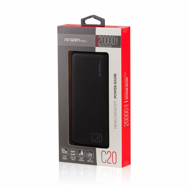 ArgomTech C20 Ión de litio 20000 mAh Negro - Imagen 2