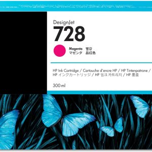 HP Cartucho de tinta DesignJet 728 magenta de 300 ml