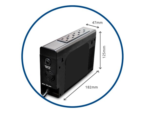 CDP LI-504 sistema de alimentación ininterrumpida (UPS) En espera (Fuera de línea) 0.5 kVA 250 W 4 salidas AC - Imagen 4