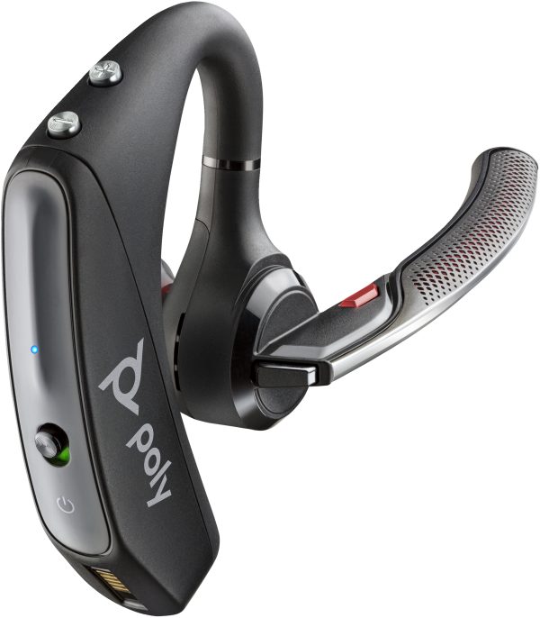 POLY Auriculares con Bluetooth Voyager 5200 USB-A + adaptador BT700 - Imagen 2