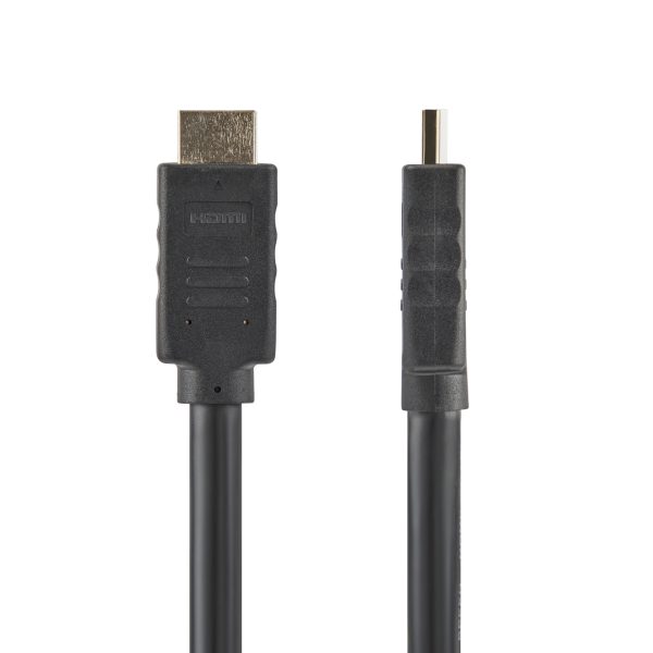 StarTech.com Cable de 15 metros HDMI 2.0 - Cable HDMI Activo de 4K a 60Hz - con Clasificacioón CL2 para Instalación en Pared - Cable HDMI de Alta Velocidad Largo y Durable - HDR - de 18Gbps - Cable Macho a Macho - Negro - Imagen 2