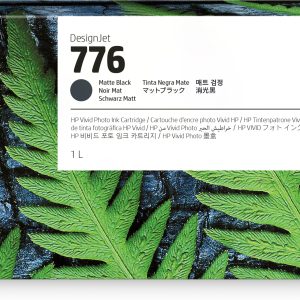HP Cartucho de tinta negra mate 776 de 1 litro