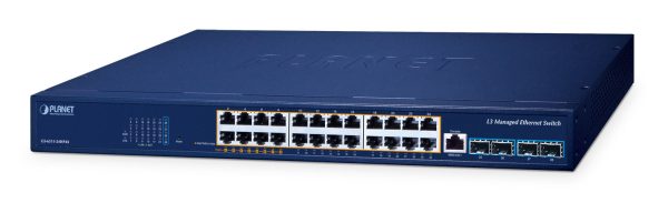 PLANET GS-6311-24HP4X dispositivo de redes Gestionado L3 Gigabit Ethernet (10/100/1000) Energía sobre Ethernet (PoE) - Imagen 2