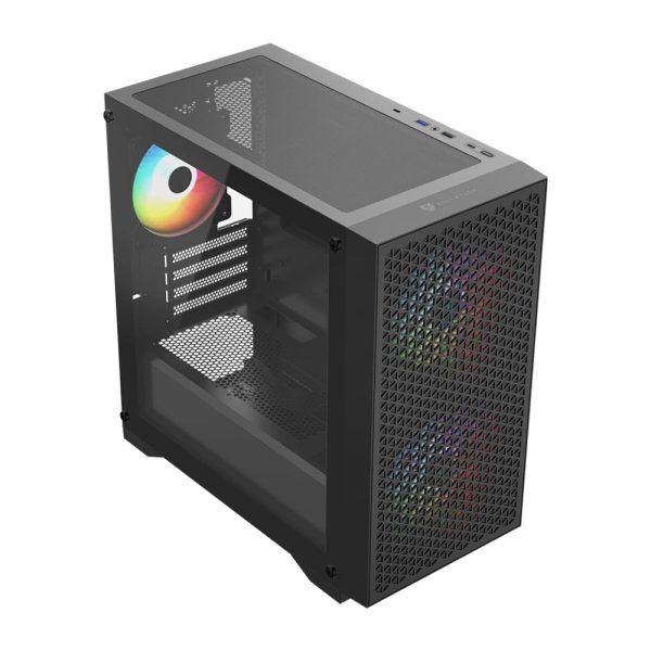 Balam Rush Carbono Aircool 4000A Mini Tower Negro - Imagen 2