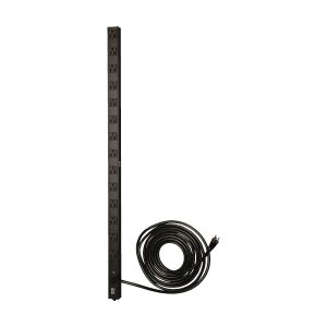Tripp Lite PDUV15 PDU Básico Monofásico de 1.44kW 120V, 14 Tomacorrientes NEMA 5-15R, Entrada NEMA 5-15P, Cable de 4.6 m [15 pies], Instalación Vertical en 0U