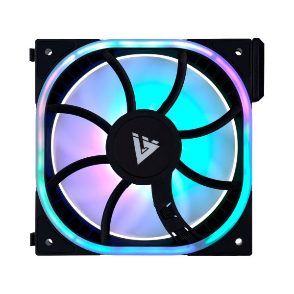 Game Factor FG500 Ventilador 12 cm Negro - Imagen 3